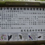 森林管理署設置の看板